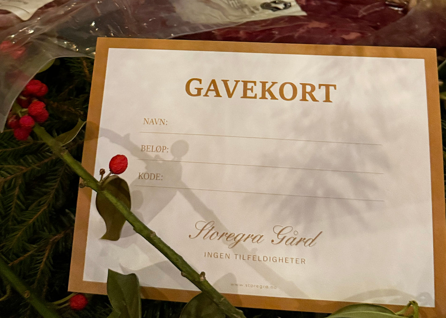 Storegra Gavekort